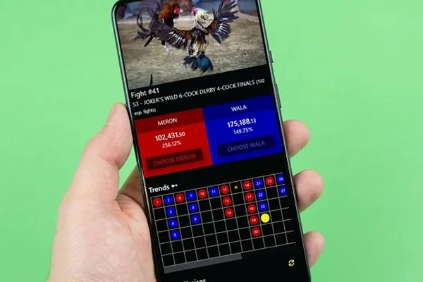 Online Sabong GCash Betting Screen